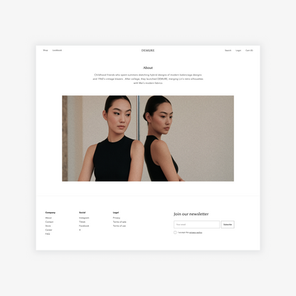 Sophisticated luxury, Shopify theme