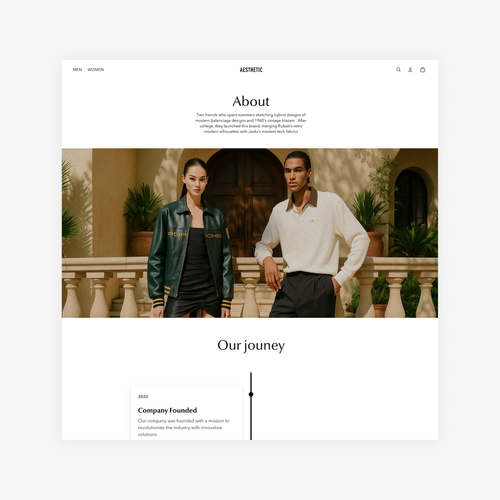 Luxury clothing, Shopify theme #2