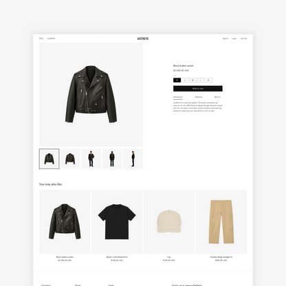 Luxury streetwear, Shopify theme