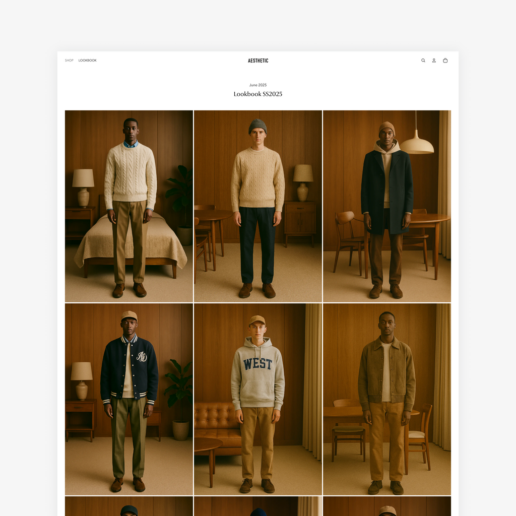 Luxury streetwear, Shopify theme