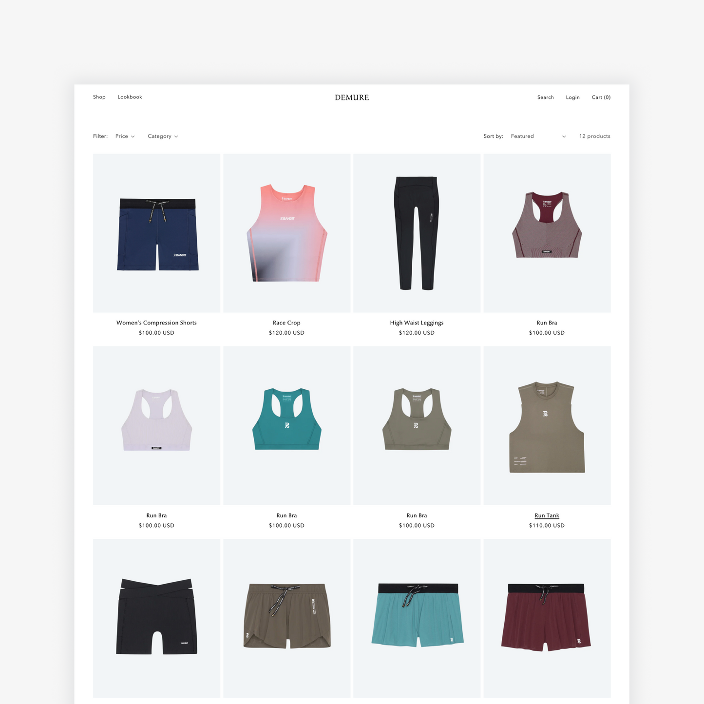 Athleisure, Shopify theme