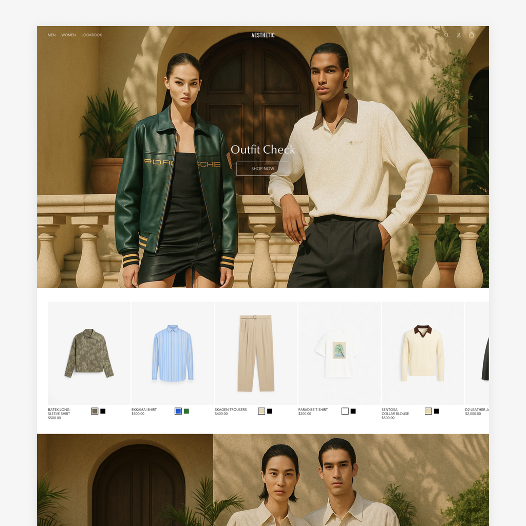 Luxury clothing, Shopify theme #2