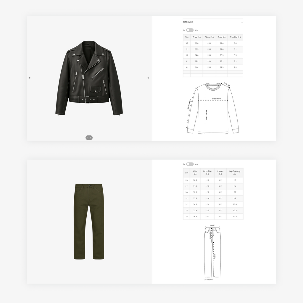 Luxury clothing, Shopify theme #2